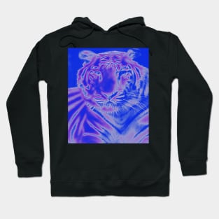 White Tiger from India - Purple colour Hoodie